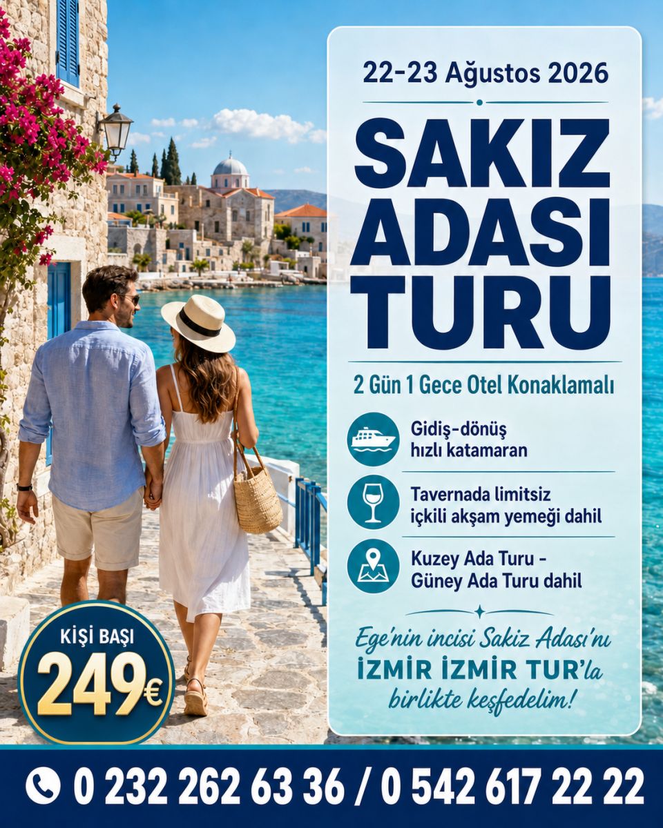 Çeşme Çıkışlı Sakız Adası Turu